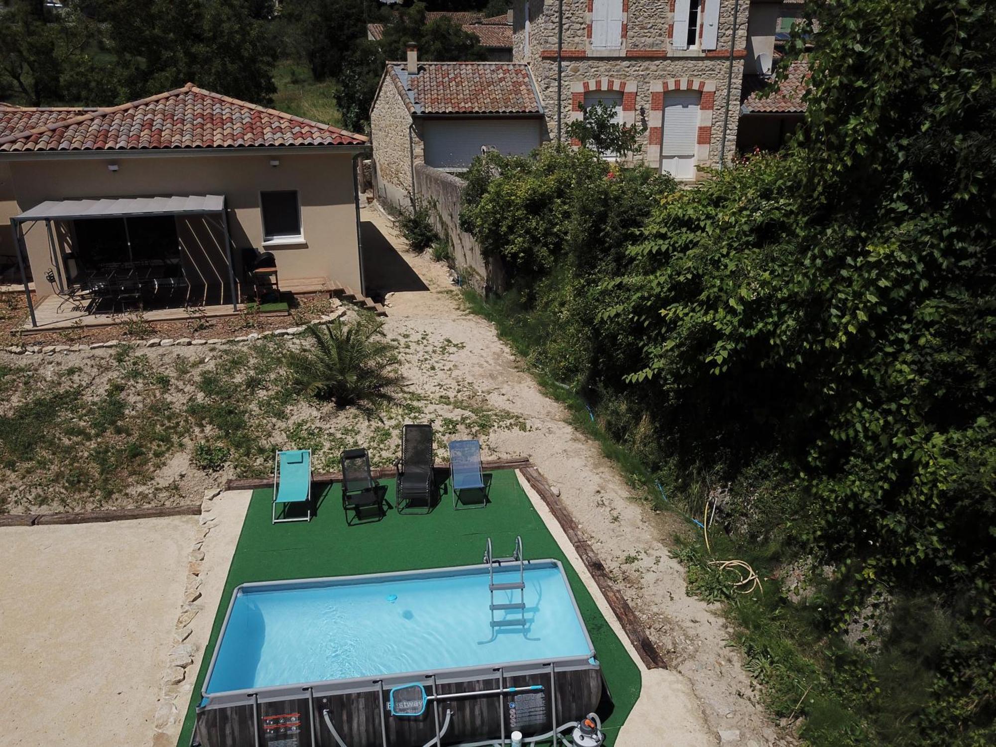 Vila Gite Le Chaudron 1 A 7Pers Avec Piscine Montclar-sur-Gervanne Exteriér fotografie