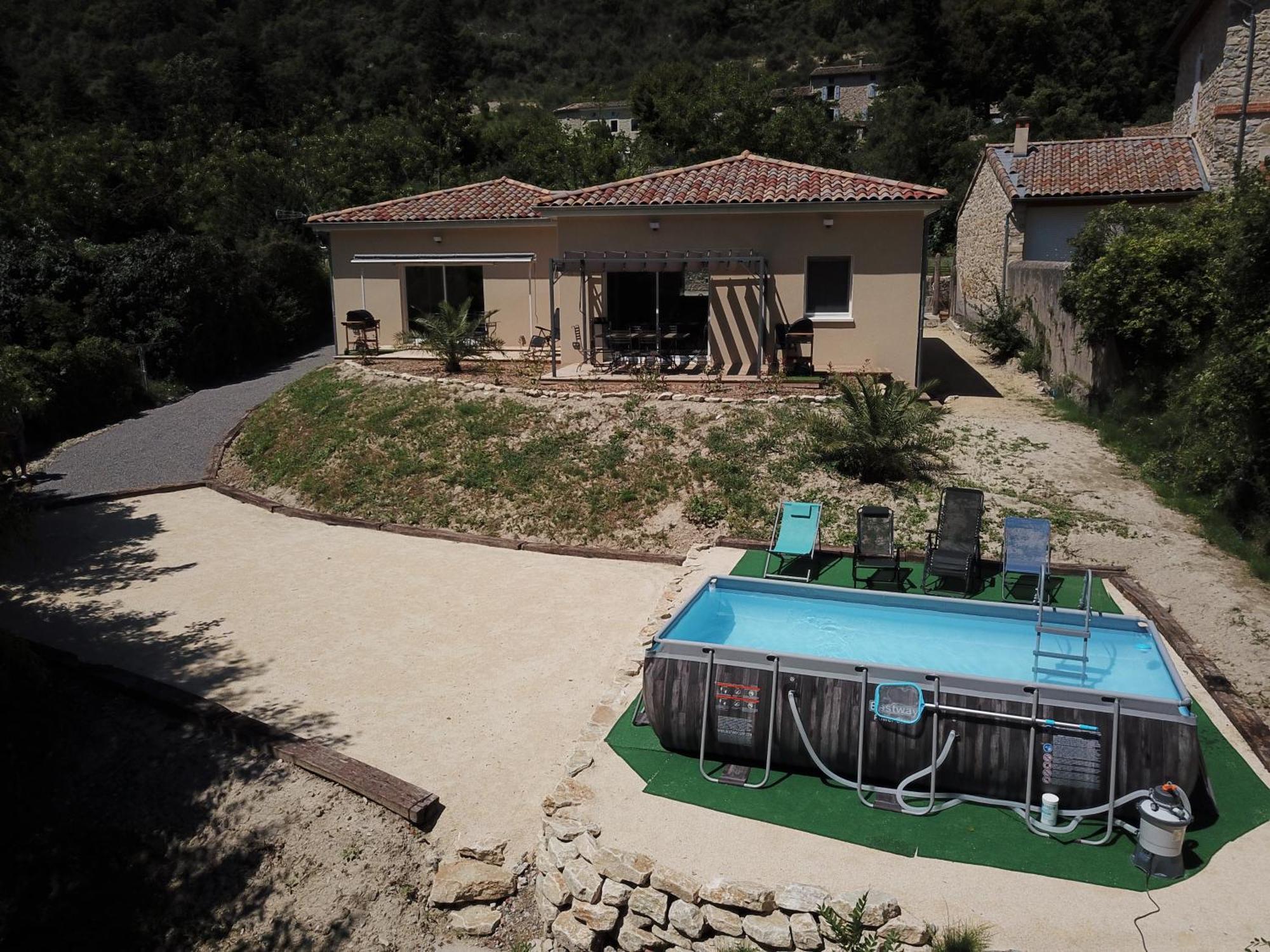 Vila Gite Le Chaudron 1 A 7Pers Avec Piscine Montclar-sur-Gervanne Exteriér fotografie